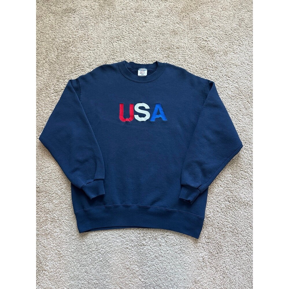 Vintage USA Jerzees Made in USA Men’s Crewneck Sweatshirt Size Large